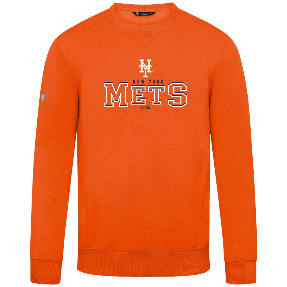 New York Mets Levelwear Zane Journey Sweatshirt Orange