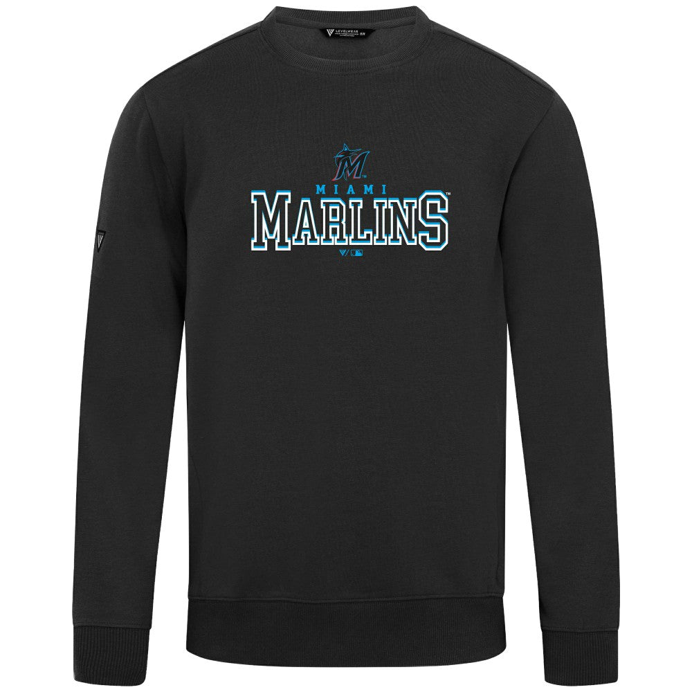 Miami Marlins Levelwear Zane Journey Sweatshirt Black
