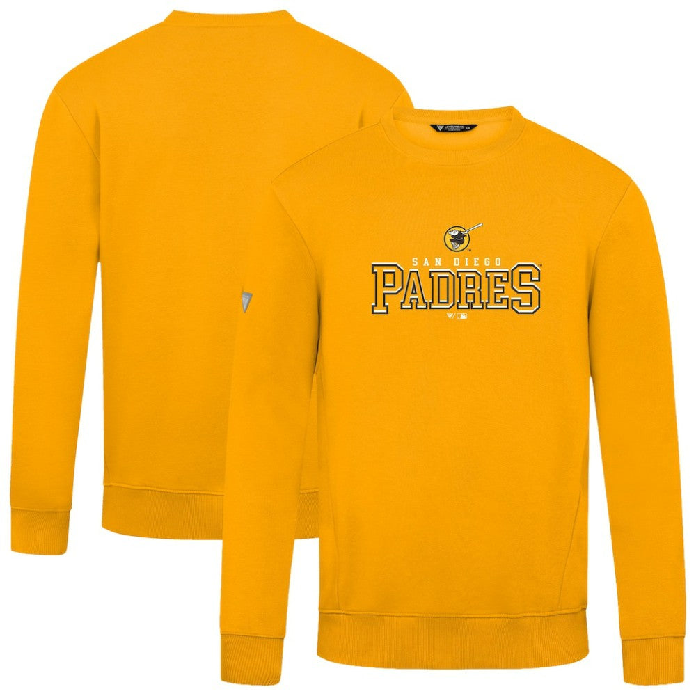 San Diego Padres Levelwear Zane Journey Sweatshirt Gold