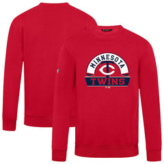 Minnesota Twins Levelwear Zane Banner Arch Sweatshirt Red