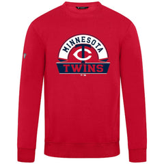 Minnesota Twins Levelwear Zane Banner Arch Sweatshirt Red