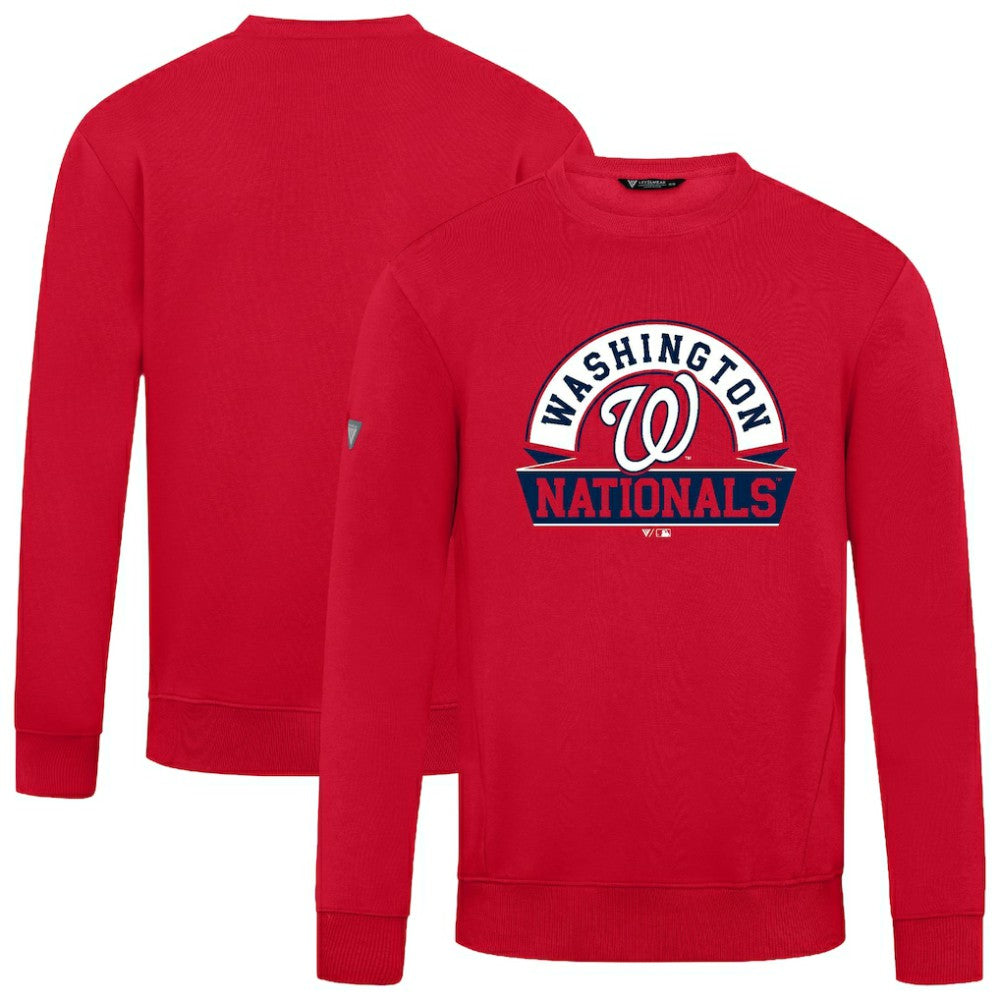 Washington Nationals Levelwear Zane Banner Arch Sweatshirt Red