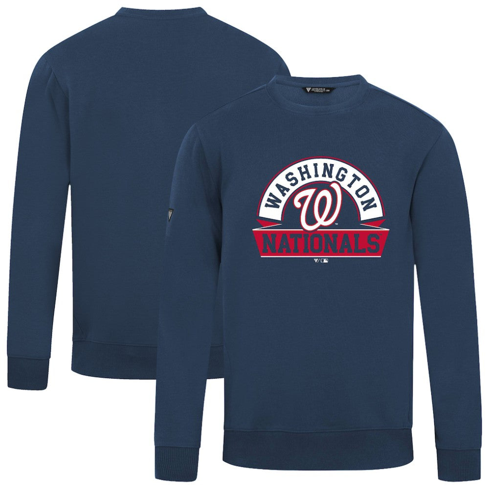 Washington Nationals Levelwear Zane Banner Arch Sweatshirt Navy