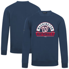 Washington Nationals Levelwear Zane Banner Arch Sweatshirt Navy