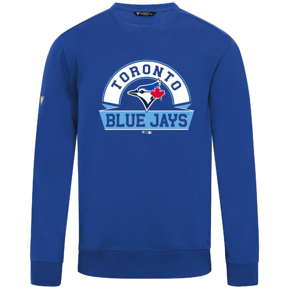 Toronto Blue Jays Levelwear Zane Banner Arch Sweatshirt Royal