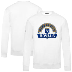 Kansas City Royals Levelwear Zane Banner Arch Sweatshirt White