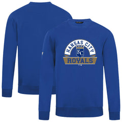 Kansas City Royals Levelwear Zane Banner Arch Sweatshirt Royal
