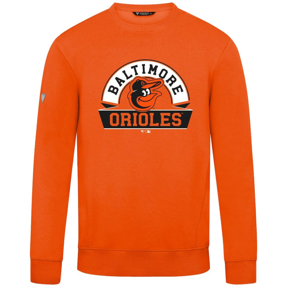 Baltimore Orioles Levelwear Zane Banner Arch Sweatshirt Orange