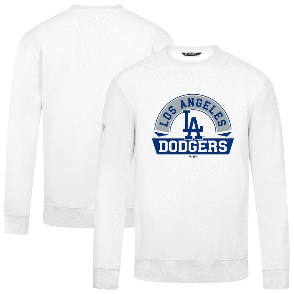 Los Angeles Dodgers Levelwear Zane Banner Arch Sweatshirt White