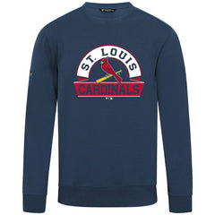 St. Louis Cardinals Levelwear Zane Banner Arch Sweatshirt Navy