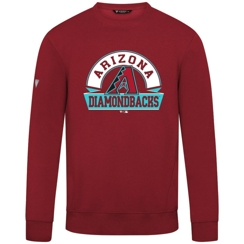 Arizona Diamondbacks Levelwear Zane Banner Arch Sweatshirt Red