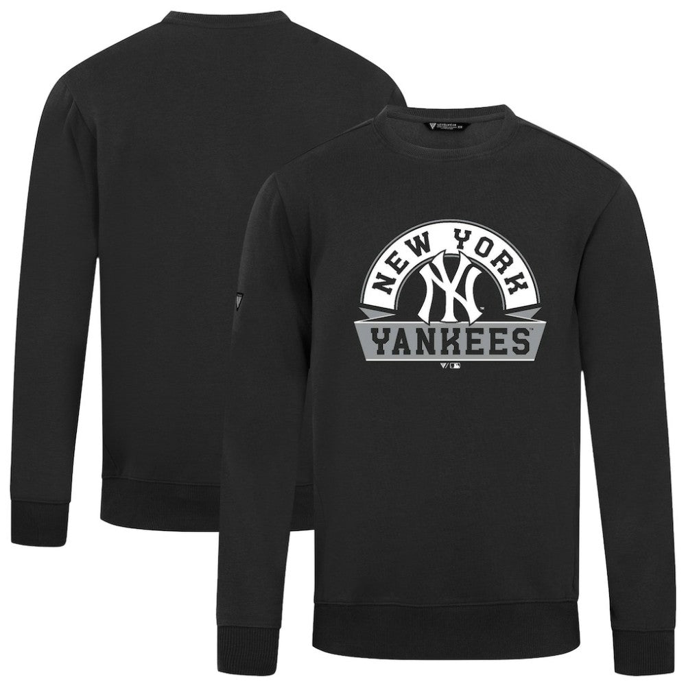 New York Yankees Levelwear Zane Banner Arch Sweatshirt Black