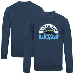 Tampa Bay Rays Levelwear Zane Banner Arch Sweatshirt Navy