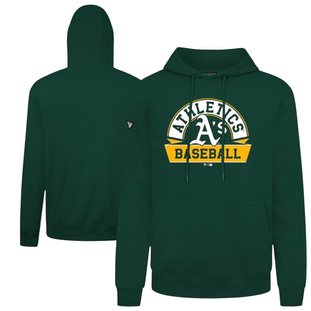 Athletics Levelwear Podium Banner Arch Hoodie Green