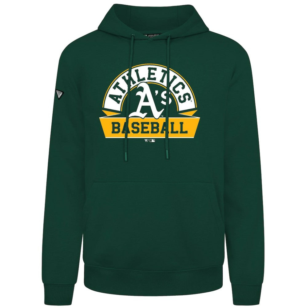 Athletics Levelwear Podium Banner Arch Hoodie Green