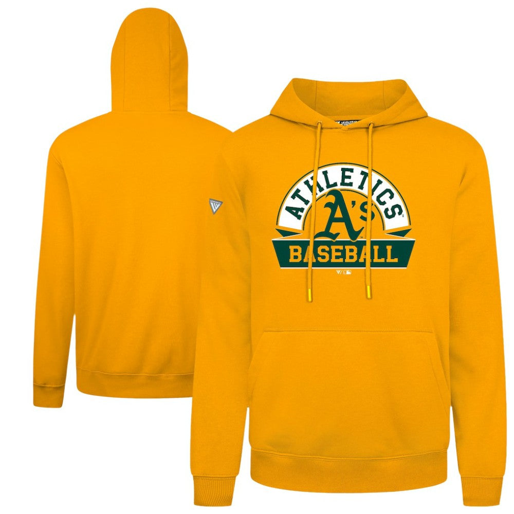 Athletics Levelwear Podium Banner Arch Hoodie Gold