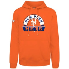 New York Mets Levelwear Podium Banner Arch Hoodie Orange