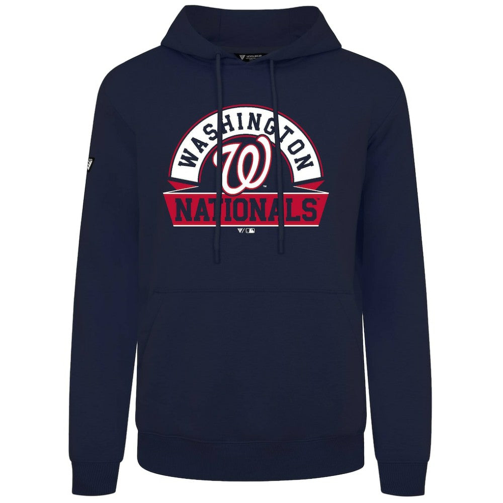 Washington Nationals Levelwear Podium Banner Arch Hoodie Navy