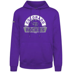 Colorado Rockies Levelwear Podium Banner Arch Hoodie Purple