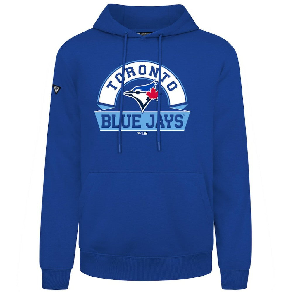 Toronto Blue Jays Levelwear Podium Banner Arch Hoodie Royal