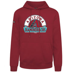Arizona Diamondbacks Levelwear Podium Banner Arch Hoodie Red