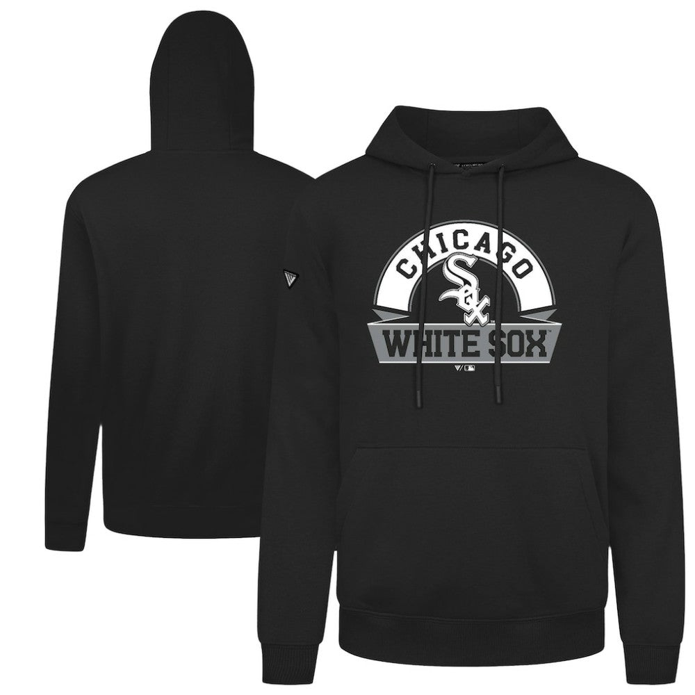 Chicago White Sox Levelwear Podium Banner Arch Hoodie Black