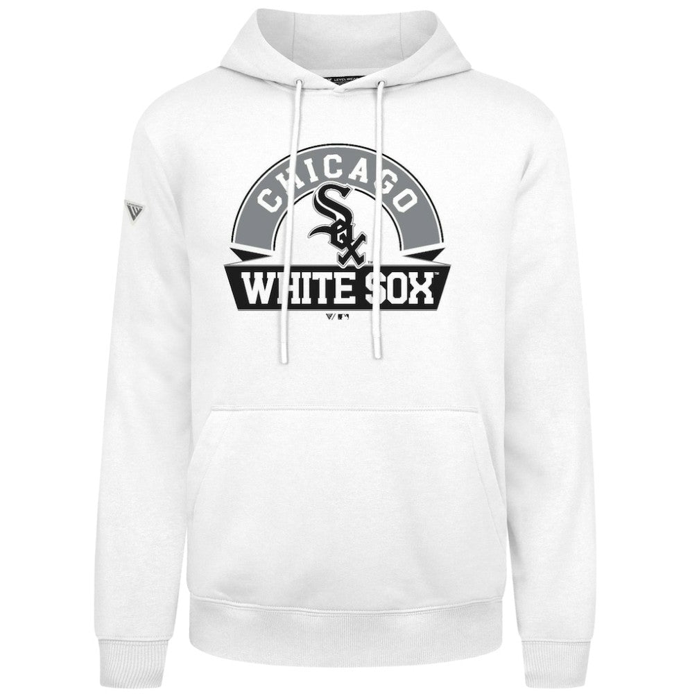 Chicago White Sox Levelwear Podium Banner Arch Hoodie White