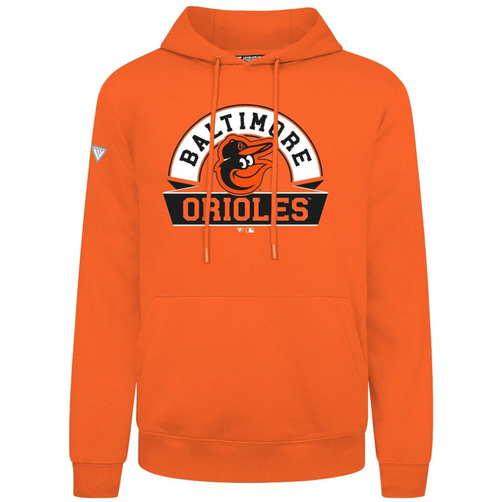 Baltimore Orioles Levelwear Podium Banner Arch Hoodie Orange