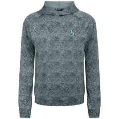 Seattle Mariners Levelwear Albatross Raglan Hoodie Gray
