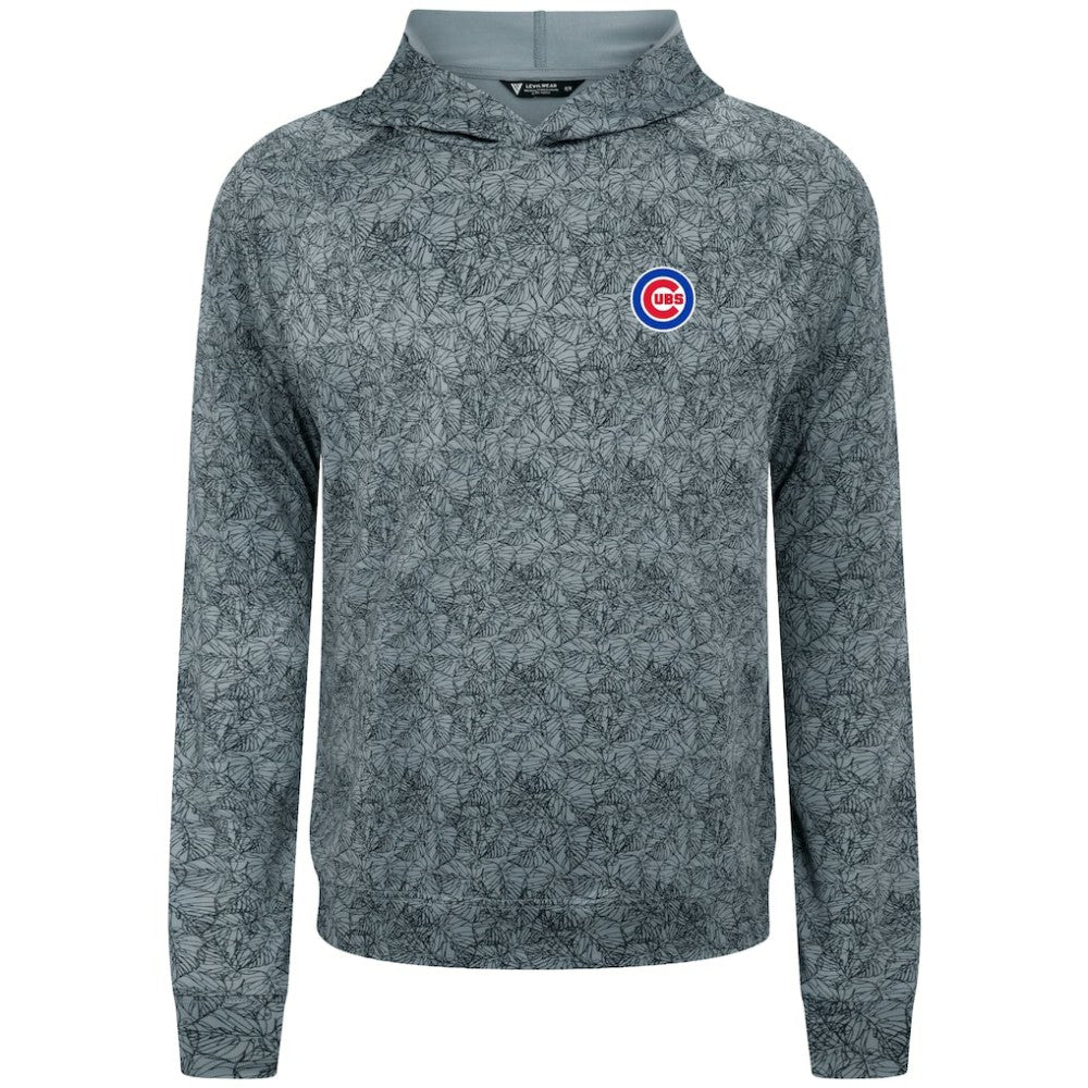 Chicago Cubs Levelwear Albatross Raglan Hoodie Gray