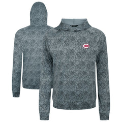 Cincinnati Reds Levelwear Albatross Raglan Hoodie Gray