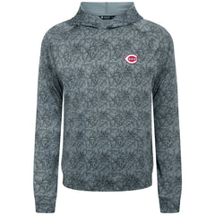 Cincinnati Reds Levelwear Albatross Raglan Hoodie Gray