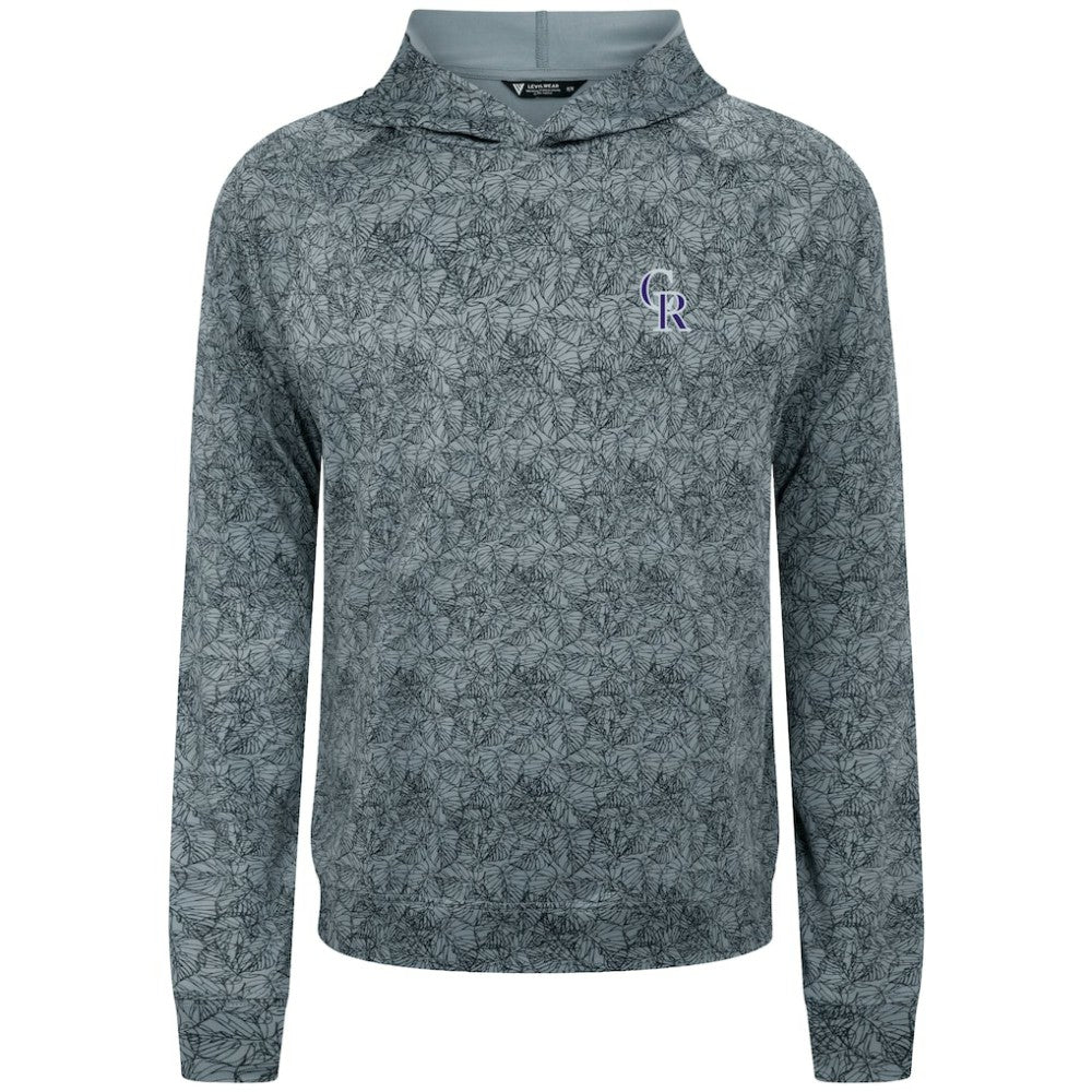 Colorado Rockies Levelwear Albatross Raglan Hoodie Gray