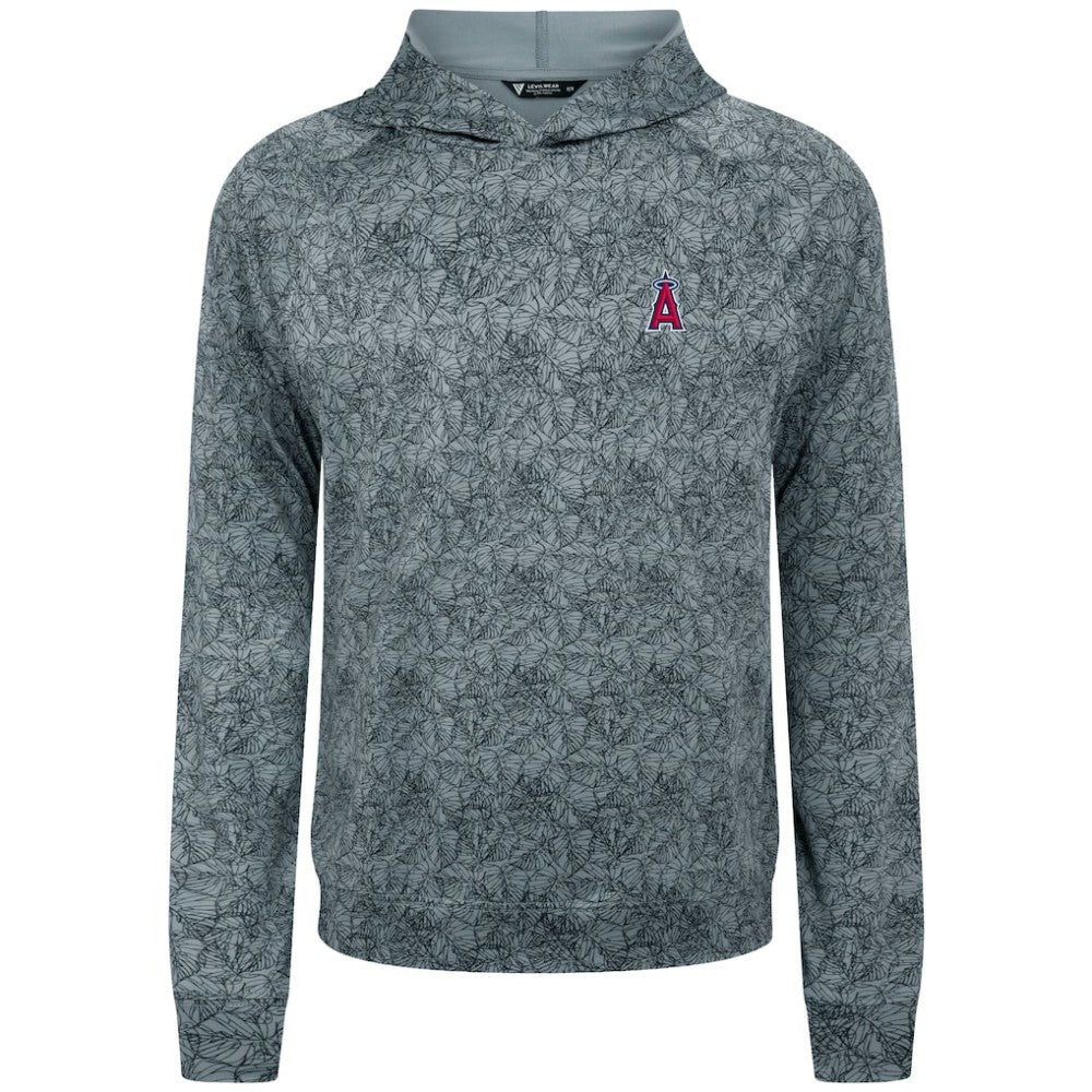 Los Angeles Angels Levelwear Albatross Raglan Hoodie Gray