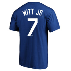 Bobby Witt Jr. Kansas City Royals Big & Tall Player Name & Number T-Shirt Royal