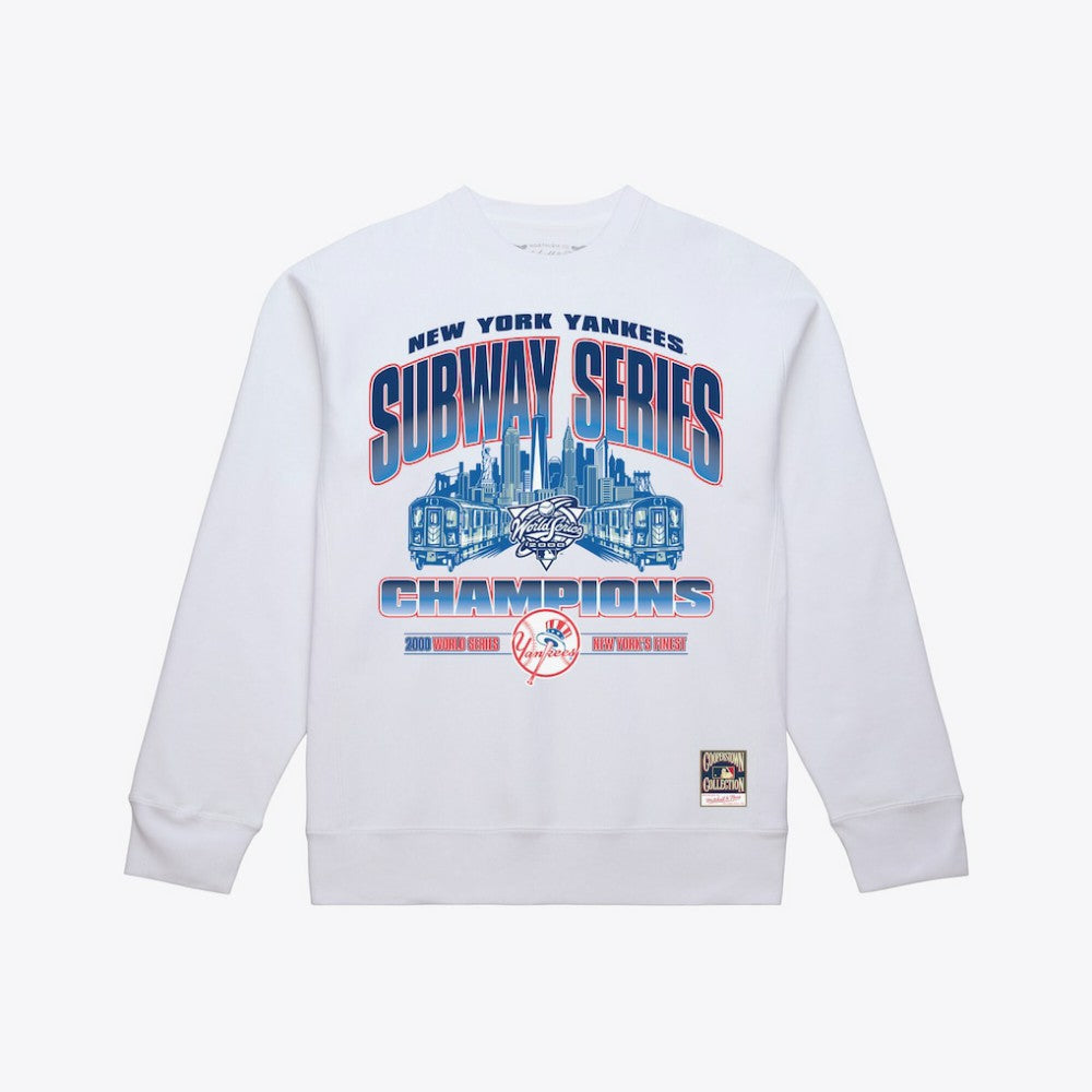 New York Yankees Subway Series Champions Crewneck Sweatshirt White