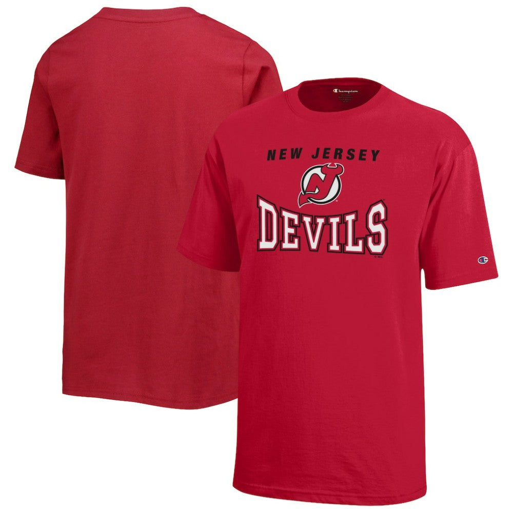 New Jersey Devils Champion Youth Graphic T-Shirt - Red T-shirts