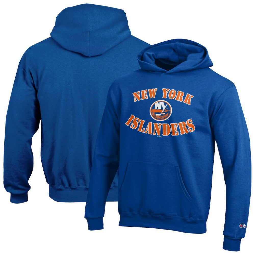 New York Islanders Champion Youth Fleece Powerblend Hoodie - Blue Hoodies