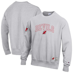 New Jersey Devils Champion Reverse Weave Fleece Sweatshirt - Gray Sweatshirts