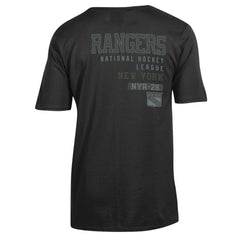 New York Rangers Champion Tonal T-Shirt - Black T-shirts