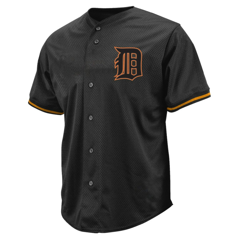 Detroit Tigers Profile Big & Tall Pop Fashion Jersey Black