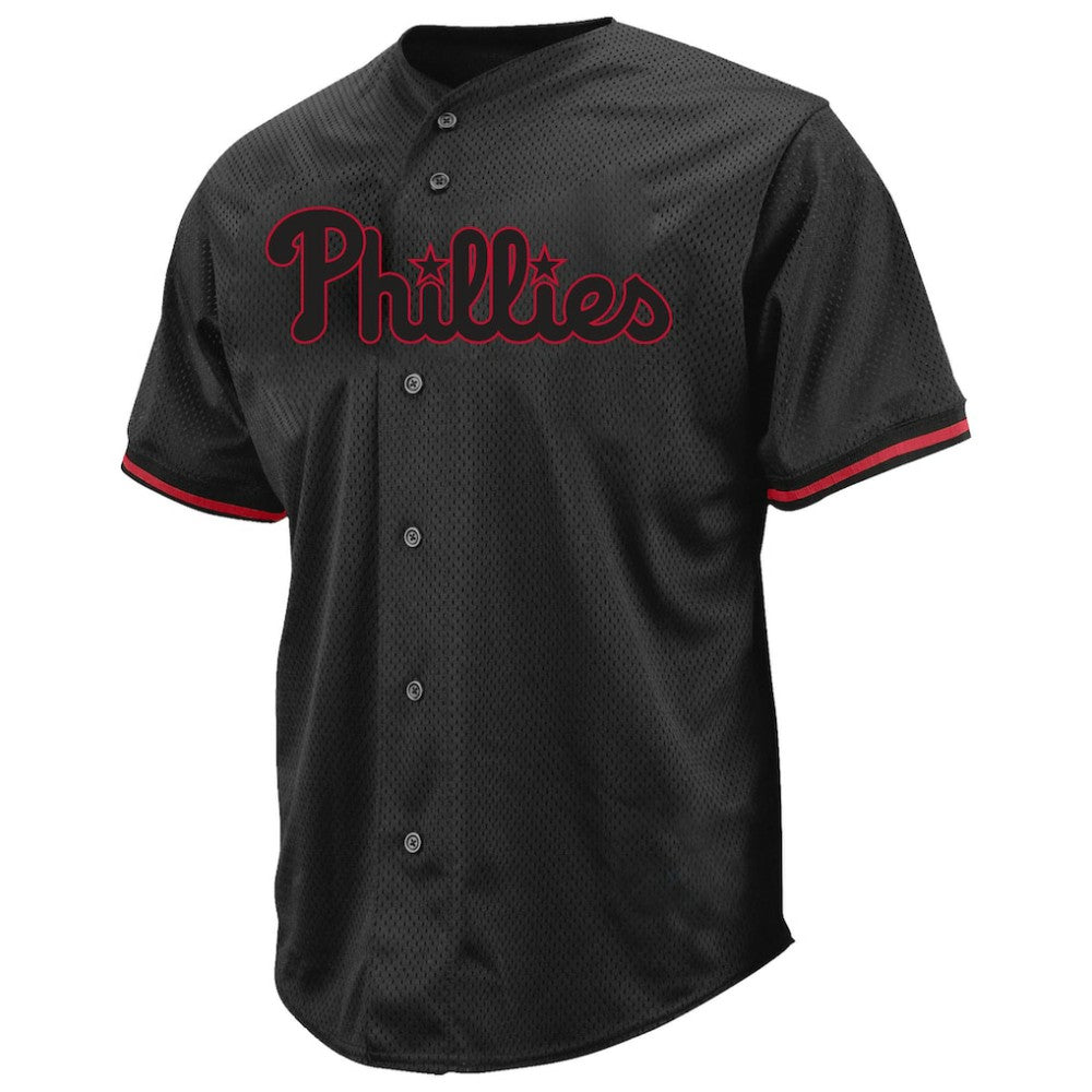 Bryce Harper Philadelphia Phillies Profile Big & Tall Pop Fashion Jersey Black