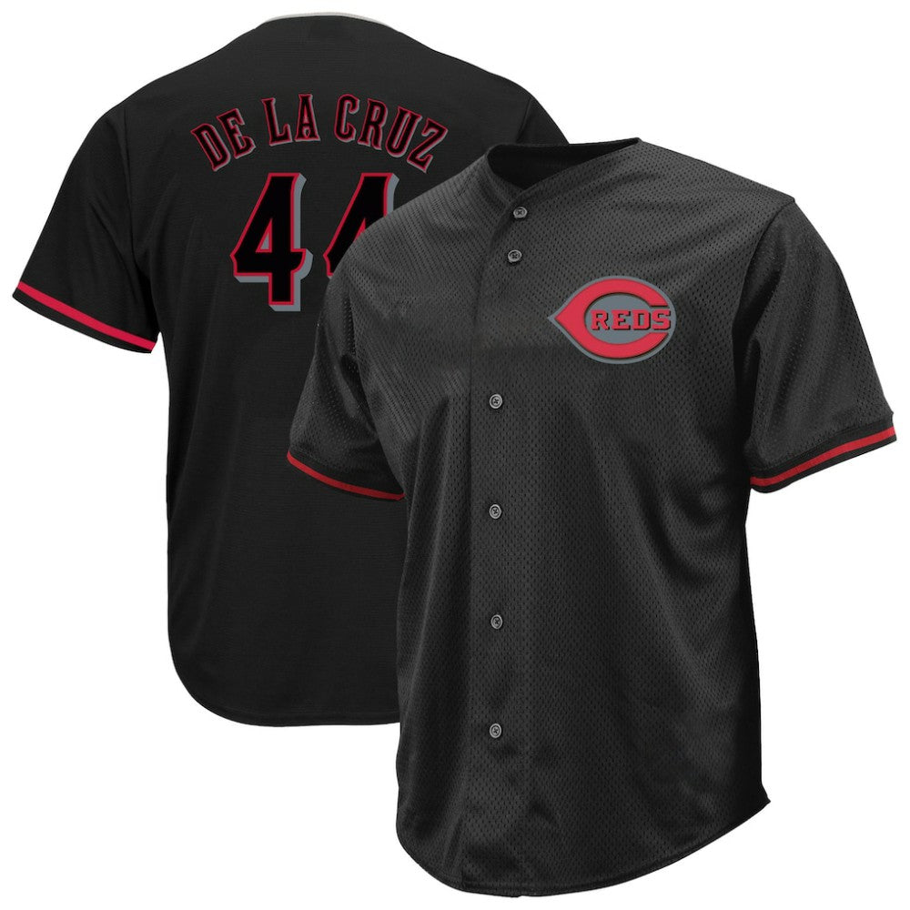 Elly De La Cruz Cincinnati Reds Profile Big & Tall Pop Fashion Jersey Black