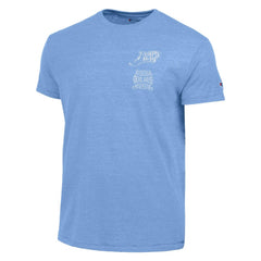 Tampa Bay Rays Champion Vintage 3-Hit Tri-Blend T-Shirt Light Blue