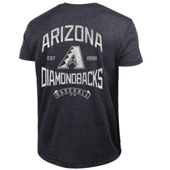 Arizona Diamondbacks Champion Vintage 3-Hit Tri-Blend T-Shirt Black