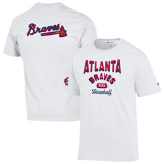 Atlanta Braves Champion 3-Hit Jersey T-Shirt White