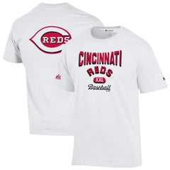 Cincinnati Reds Champion 3-Hit Jersey T-Shirt White