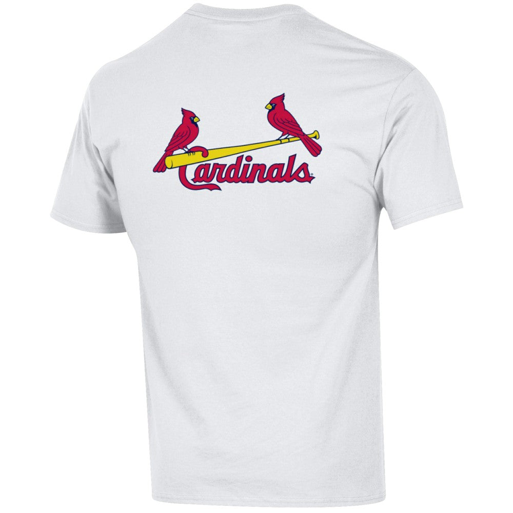 St. Louis Cardinals Champion 3-Hit Jersey T-Shirt White