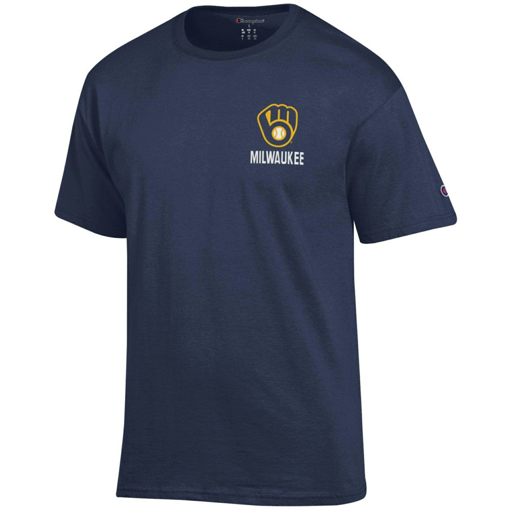 Milwaukee Brewers Champion Jersey T-Shirt Navy