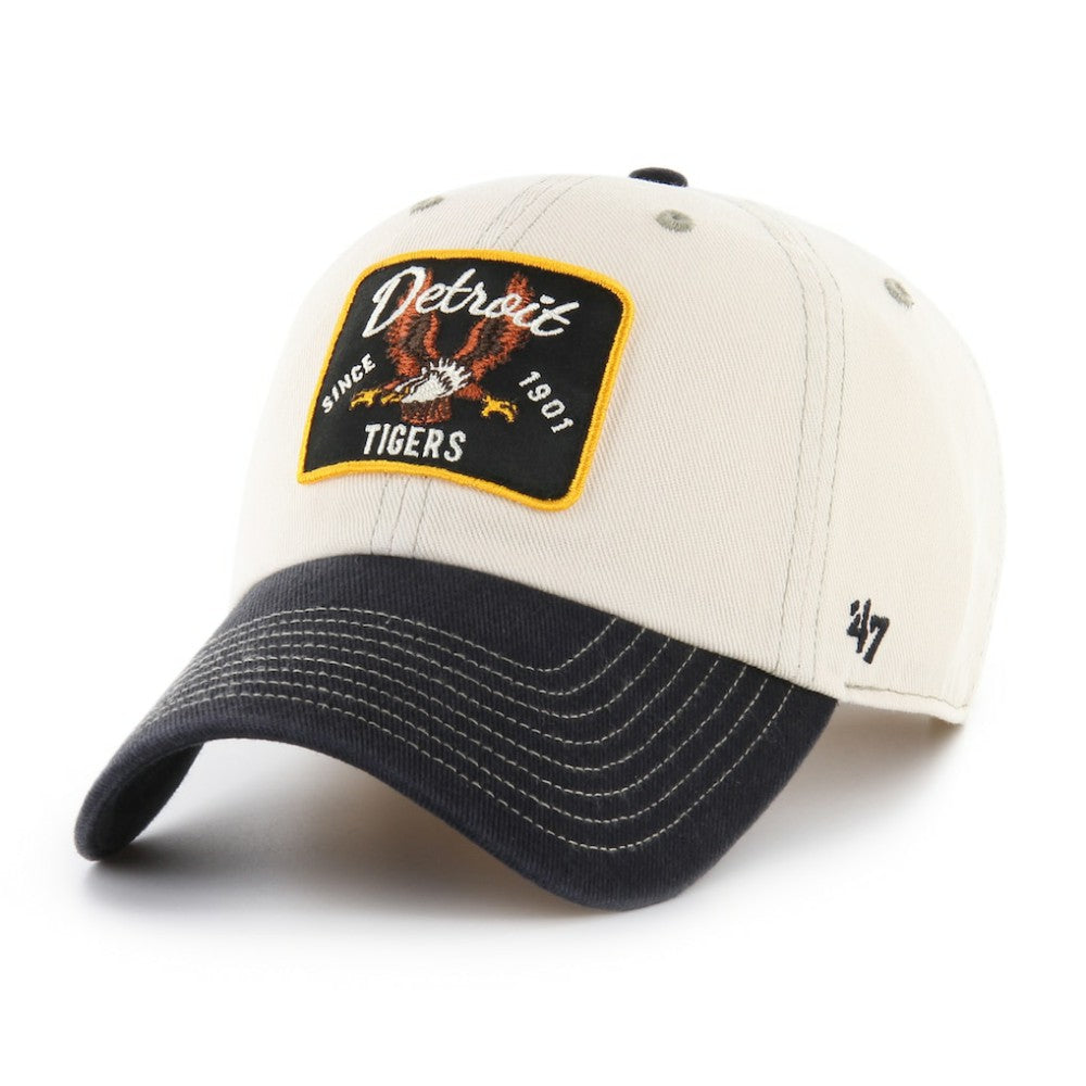 Detroit Tigers Keepsake Collection Clean Up Adjustable Hat Natural/Black